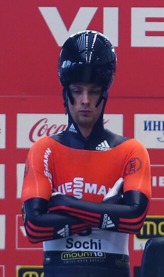 Skeleton. IX World Cup. Test events