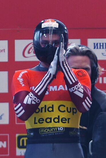 Skeleton. IX World Cup. Test events