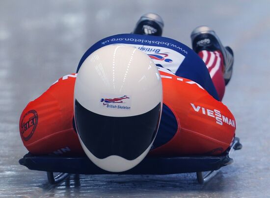 Skeleton. IX World Cup. Test events