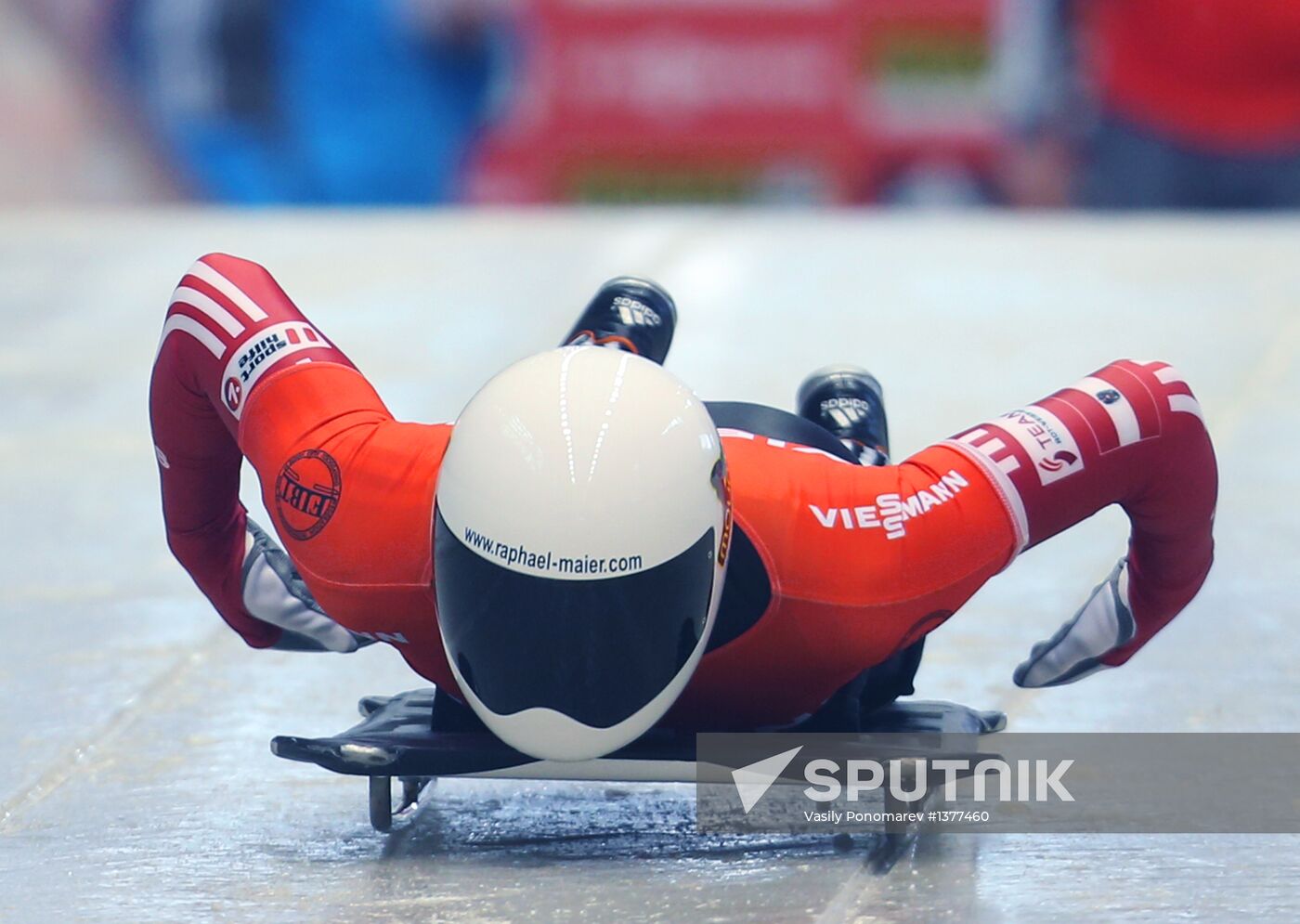 Skeleton. IX World Cup. Test events