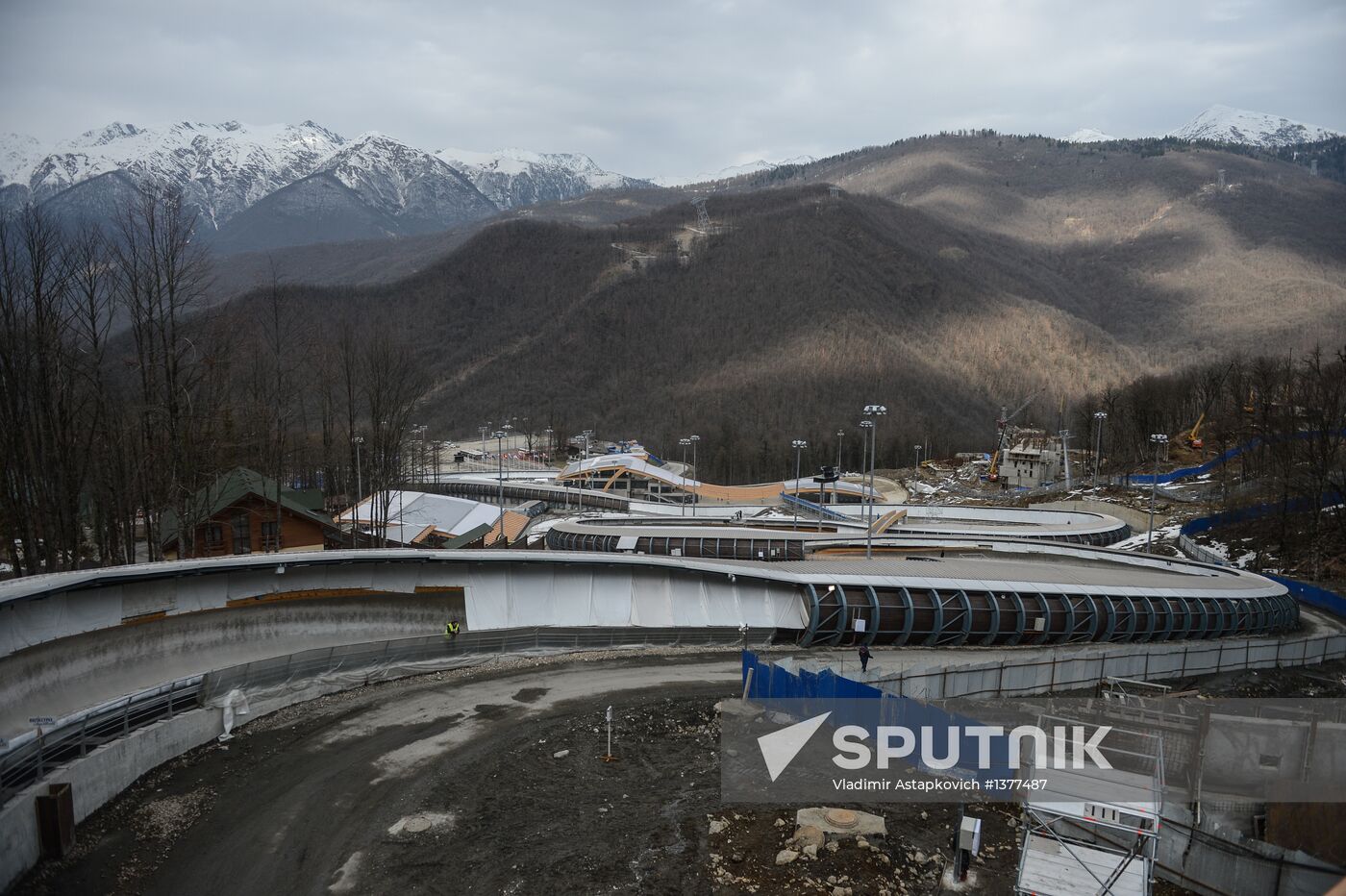 Skeleton. IX World Cup. Test events