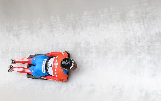 Skeleton. IX World Cup. Test events