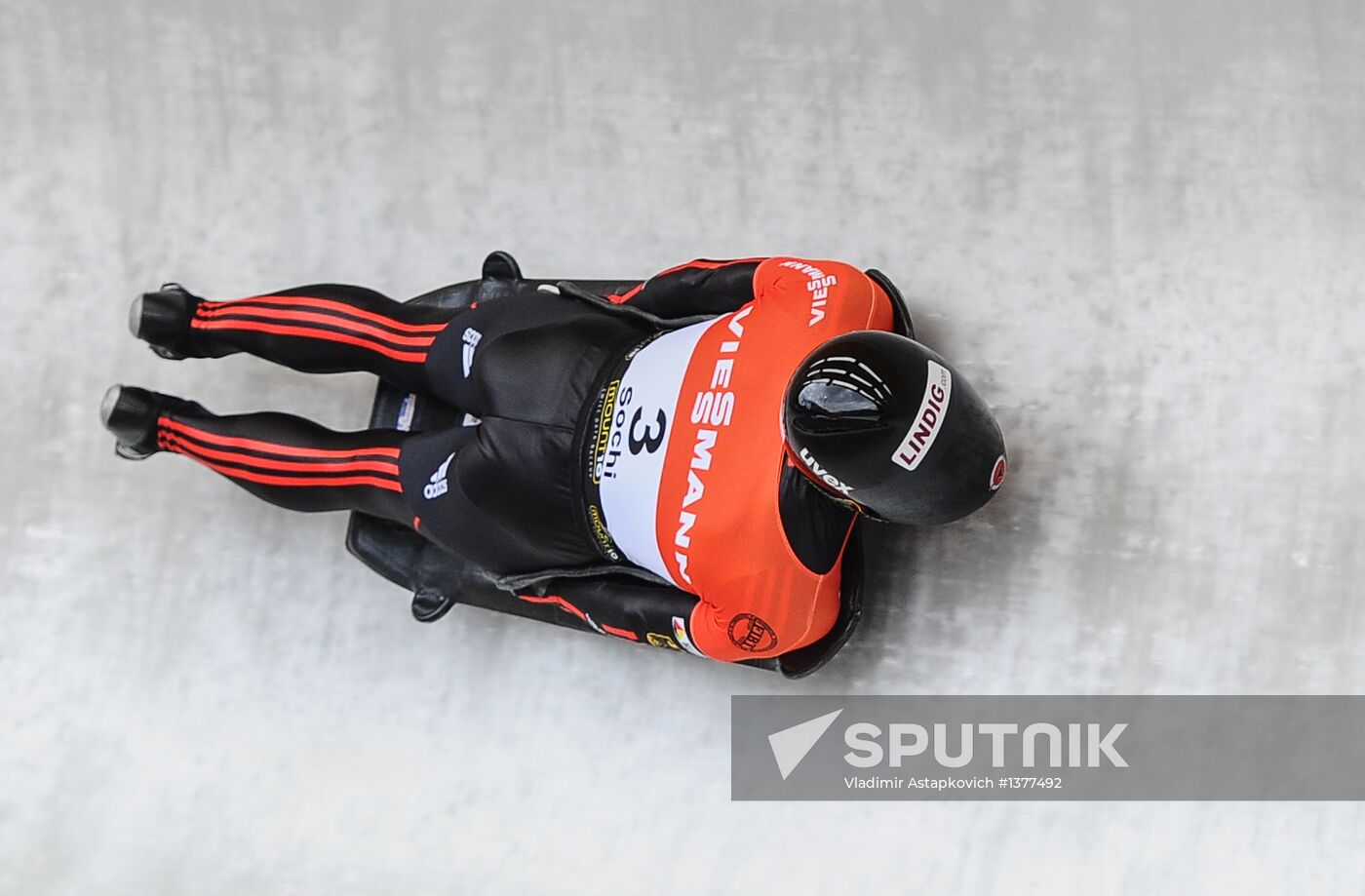 Skeleton. IX World Cup. Test events