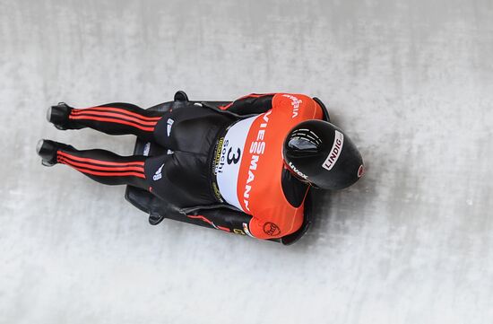 Skeleton. IX World Cup. Test events