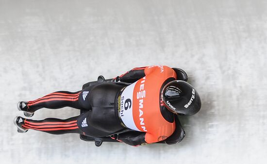 Skeleton. IX World Cup. Test events