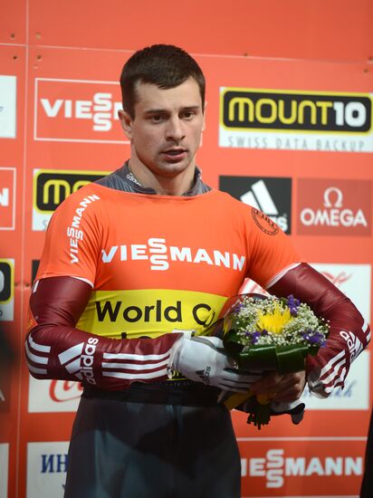 Skeleton. IX World Cup. Test events