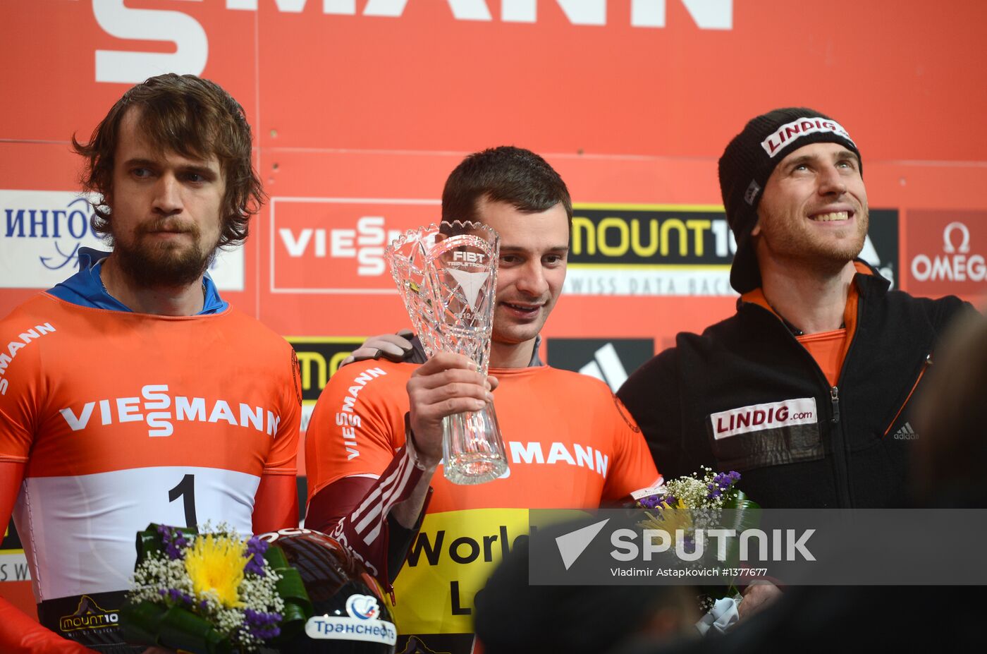 Skeleton. IX World Cup. Test events