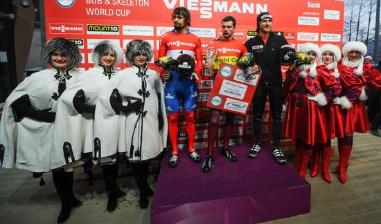 Skeleton. IX World Cup. Test events