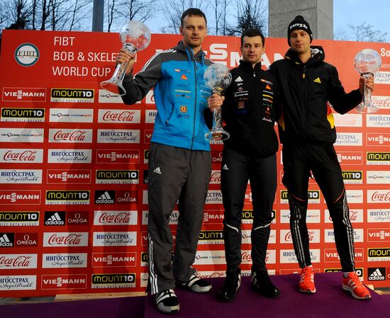 Skeleton. IX World Cup. Test events
