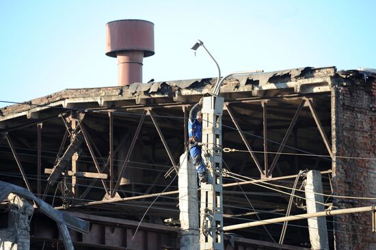 Meteorite falls in Chelyabinsk Region