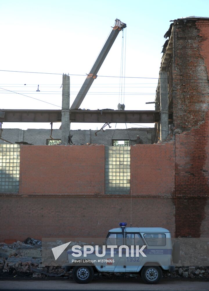 Meteorite falls in Chelyabinsk Region