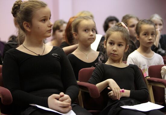Boris Eifman Ballet School screens young candidates