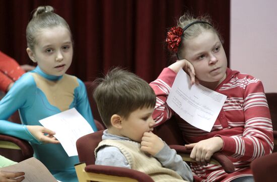 Boris Eifman Ballet School screens young candidates