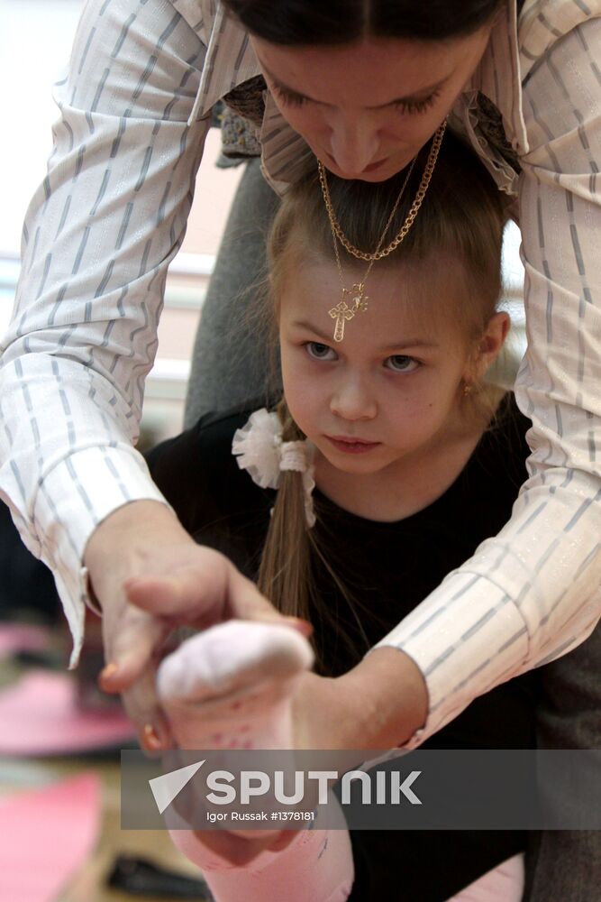 Boris Eifman Ballet School screens young candidates