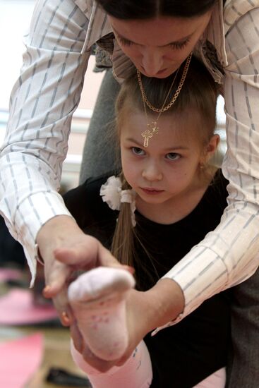 Boris Eifman Ballet School screens young candidates