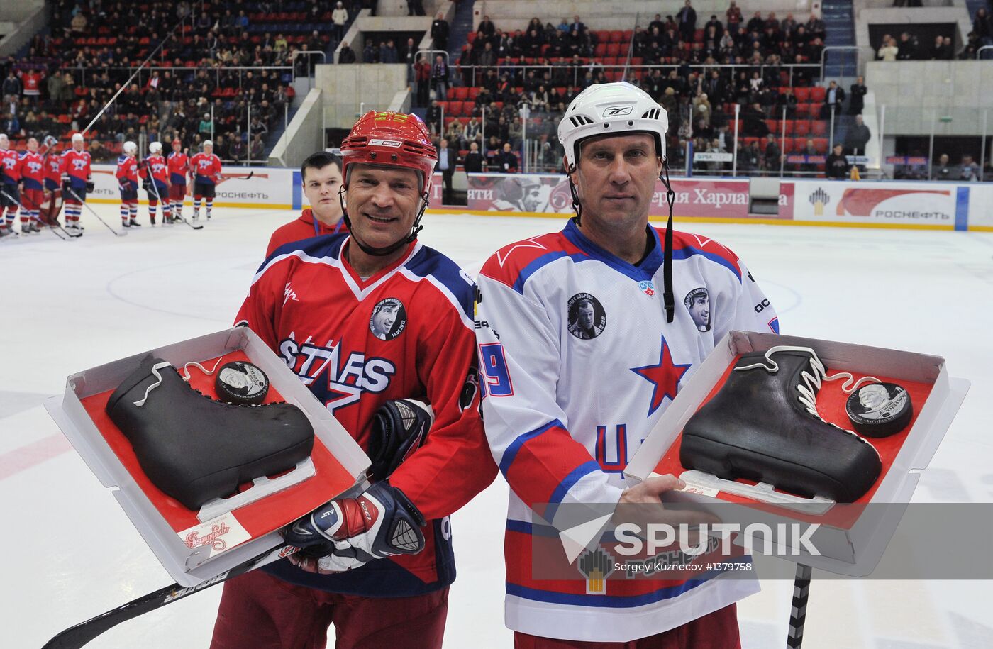 Hockey. Valery Kharlamov memorial match