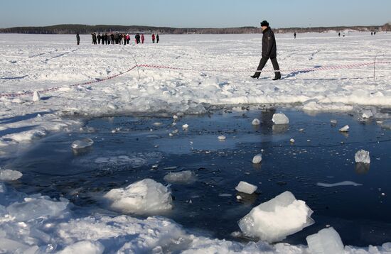 No traces of meteorite in Chebarkul lake