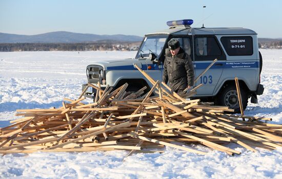 No traces of meteorite in Chebarkul lake