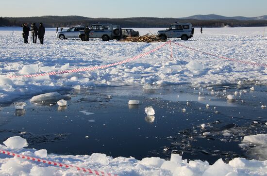 No traces of meteorite in Chebarkul lake