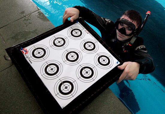 Underwater hunting competitions in Vladivostok