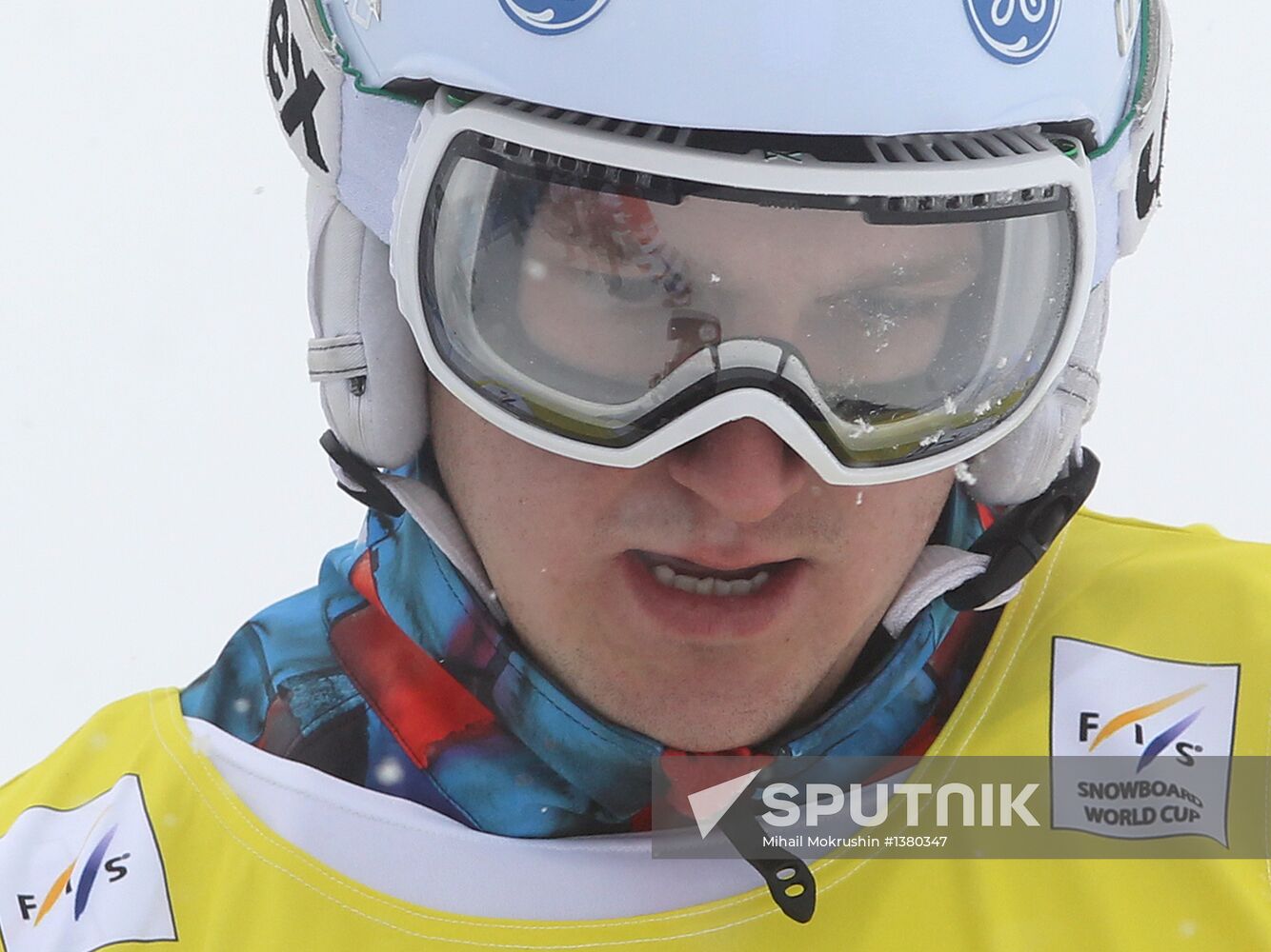 Snowboard World Cup Stage. Snowboard cross finals