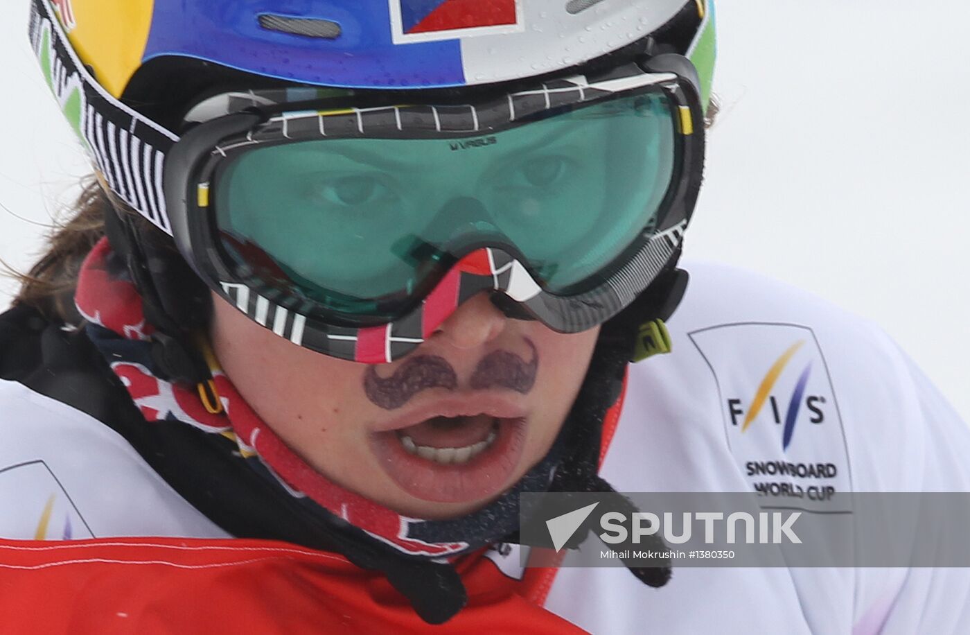 Snowboard World Cup Stage. Snowboard cross finals