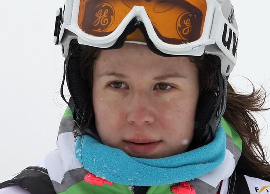 Snowboard World Cup Stage. Snowboard cross finals