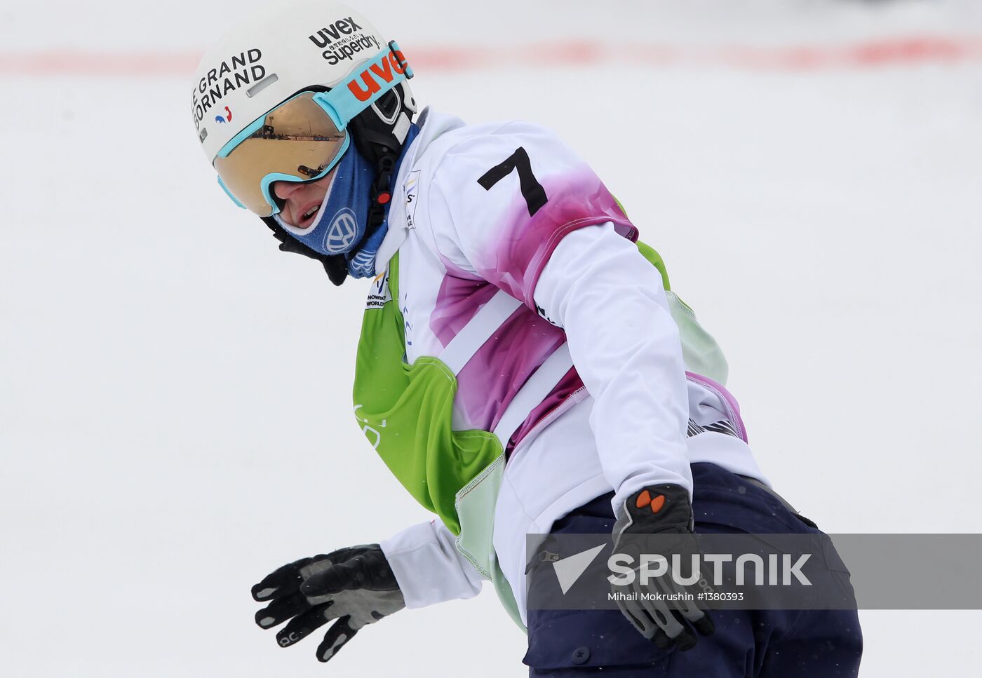Snowboard World Cup Stage. Snowboard cross finals