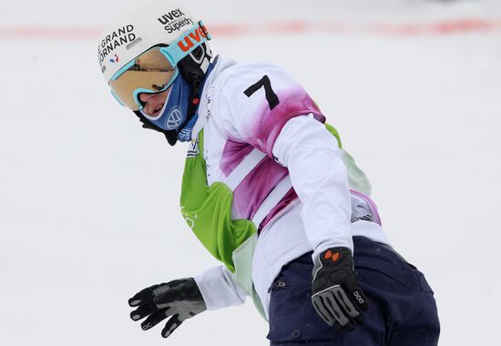Snowboard World Cup Stage. Snowboard cross finals