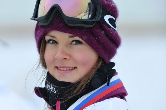 Snowboard World Cup Stage. Snowboard cross finals