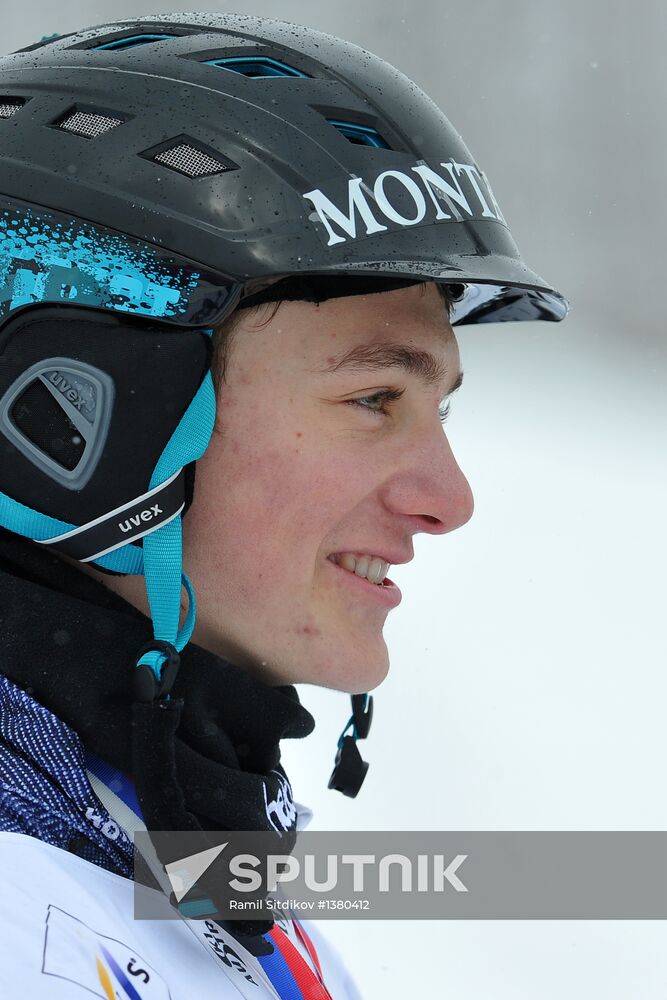 Snowboard World Cup Stage. Snowboard cross finals