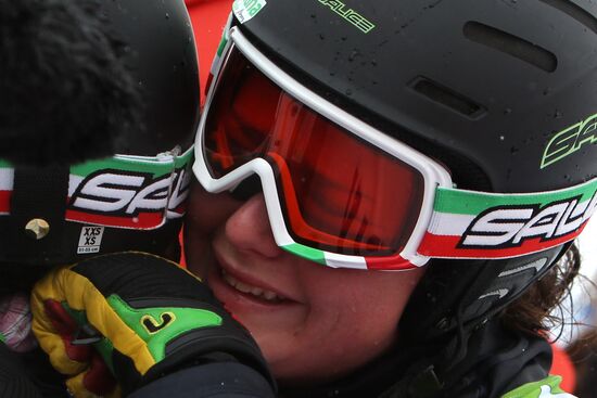 Snowboard World Cup Stage. Snowboard cross finals