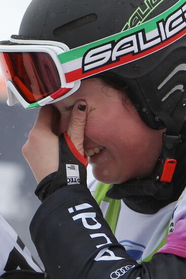 Snowboard World Cup Stage. Snowboard cross finals