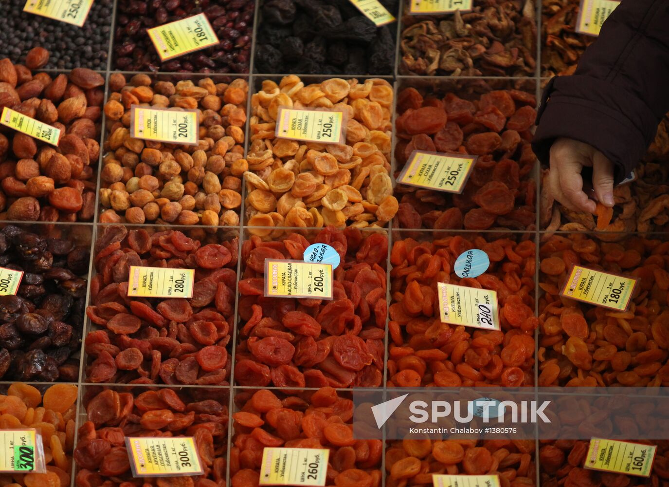 Agriculture market in Veliky Novgorod