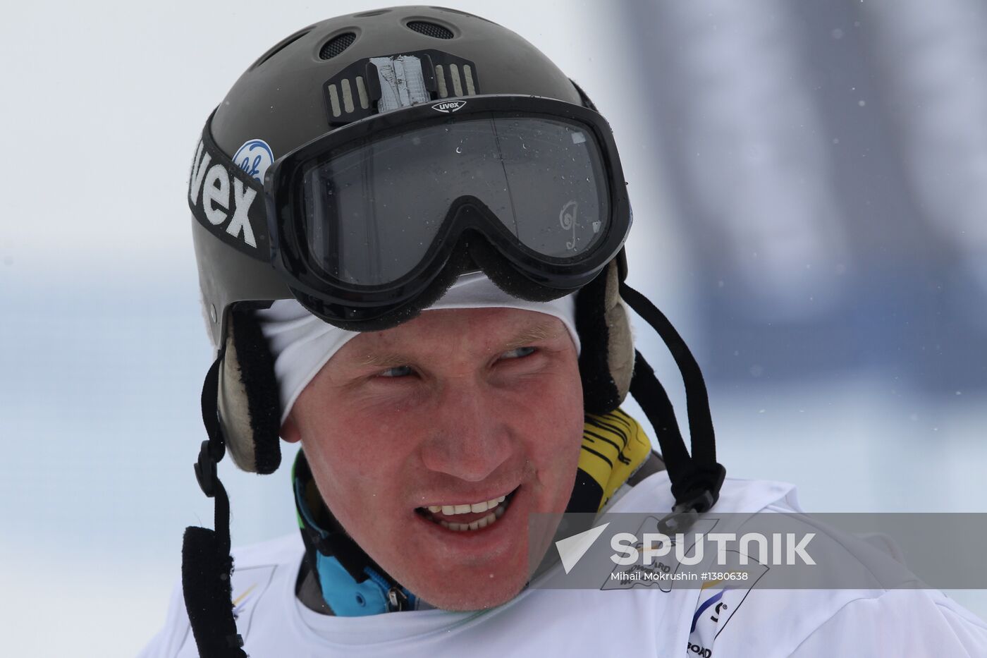 Snowboard World Cup Stage. Snowboard cross finals