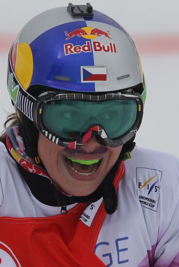 Snowboard World Cup Stage. Snowboard cross finals