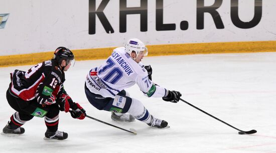 Kontinental Hockey League. Avangard Omsk vs. Dynamo Moscow