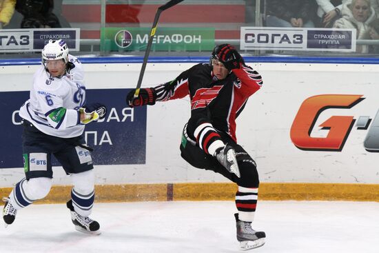 Kontinental Hockey League. Avangard Omsk vs. Dynamo Moscow