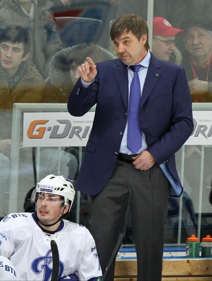 Kontinental Hockey League. Avangard Omsk vs. Dynamo Moscow
