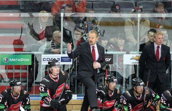 Kontinental Hockey League. Avangard Omsk vs. Dynamo Moscow