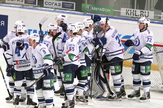 Kontinental Hockey League. Avangard Omsk vs. Dynamo Moscow