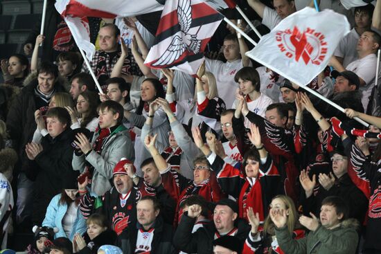 Kontinental Hockey League. Avangard Omsk vs. Dynamo Moscow