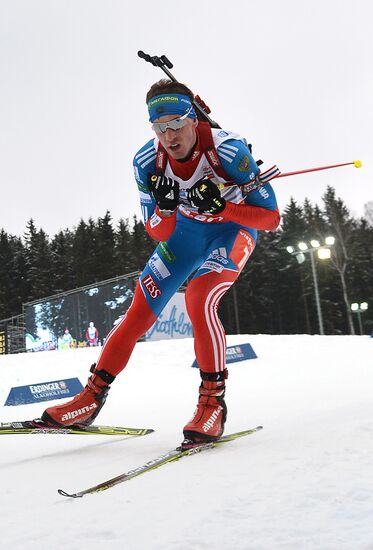 Biathlon World Championships. Men's Mass Start
