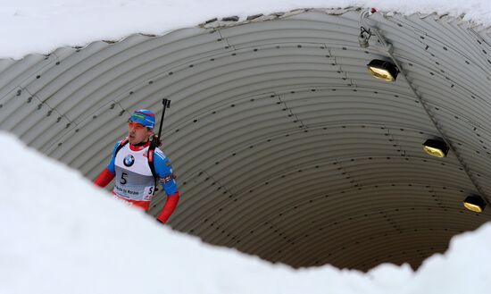Biathlon World Championships. Men's Mass Start