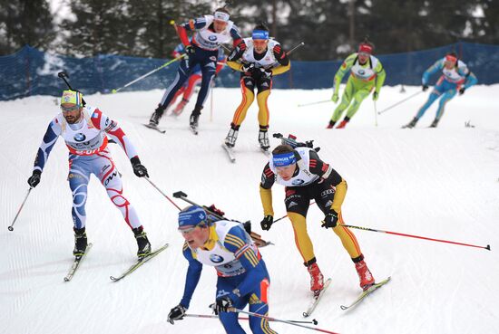 Biathlon World Championships. Men's Mass Start