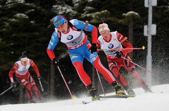Biathlon World Championships. Men's Mass Start
