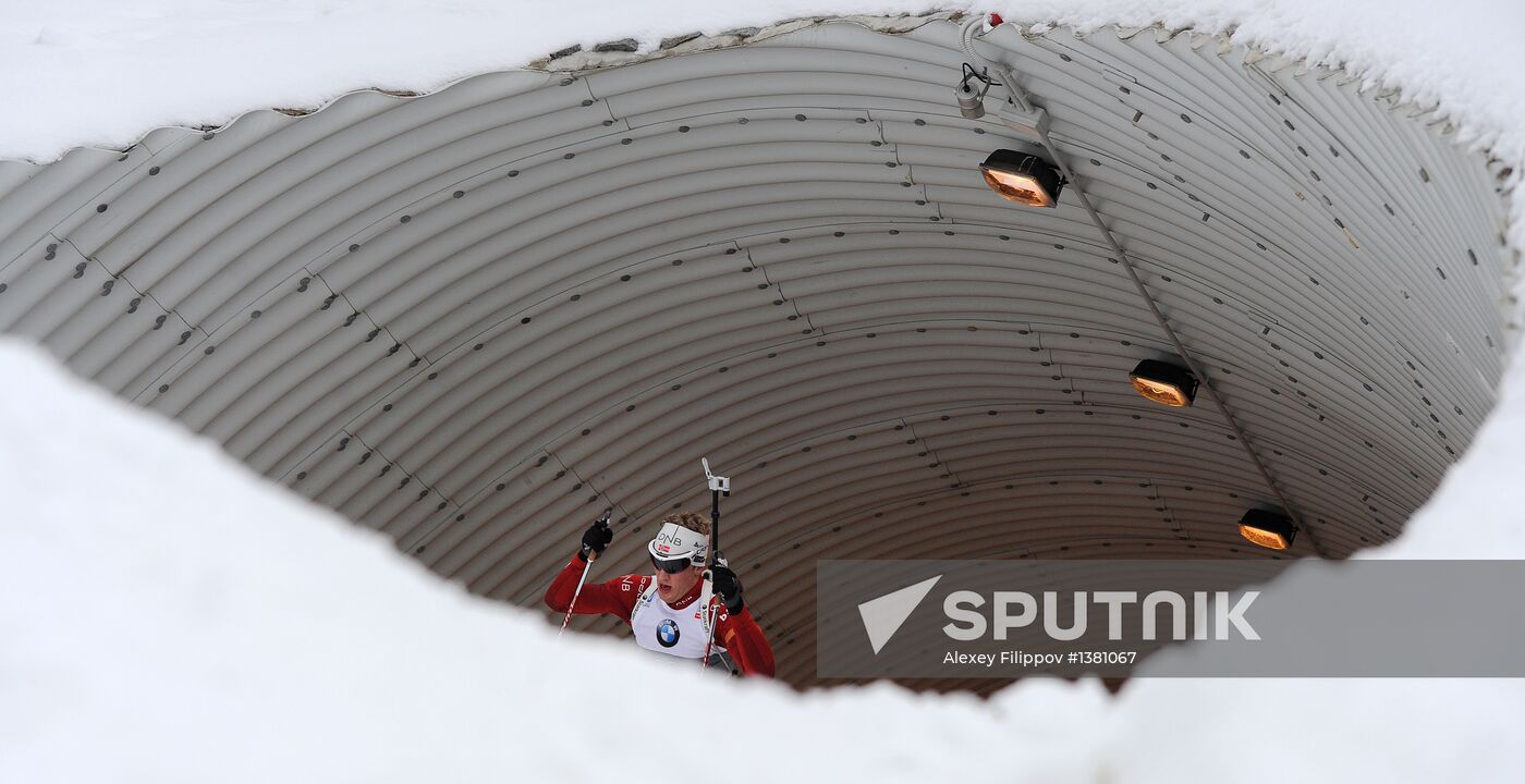 Biathlon World Championships. Men's Mass Start
