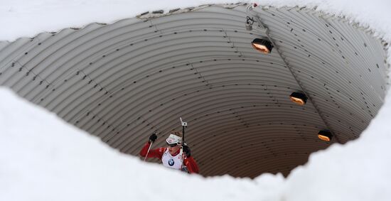 Biathlon World Championships. Men's Mass Start