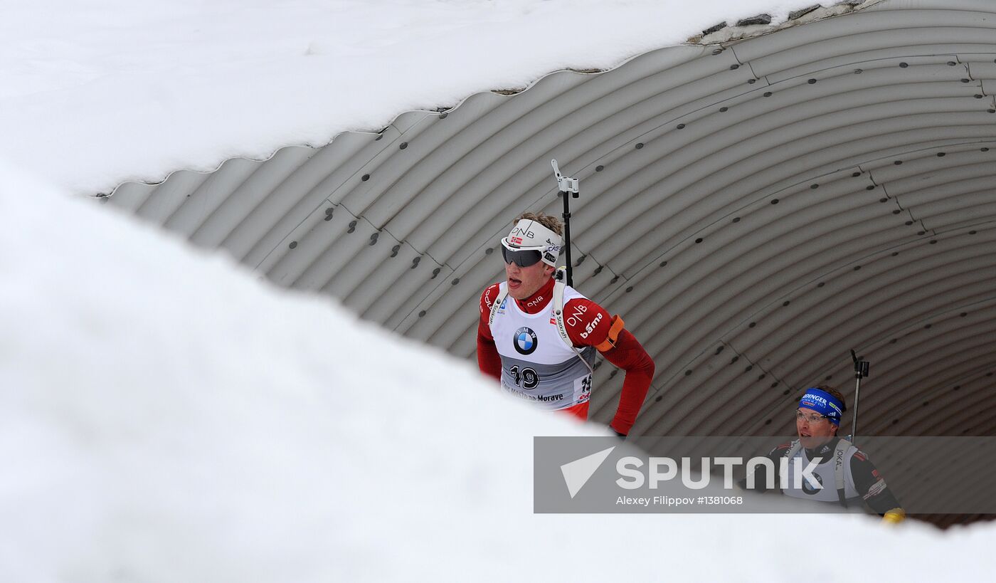 Biathlon World Championships. Men's Mass Start