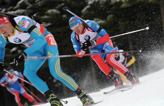 Biathlon World Championships. Men's Mass Start